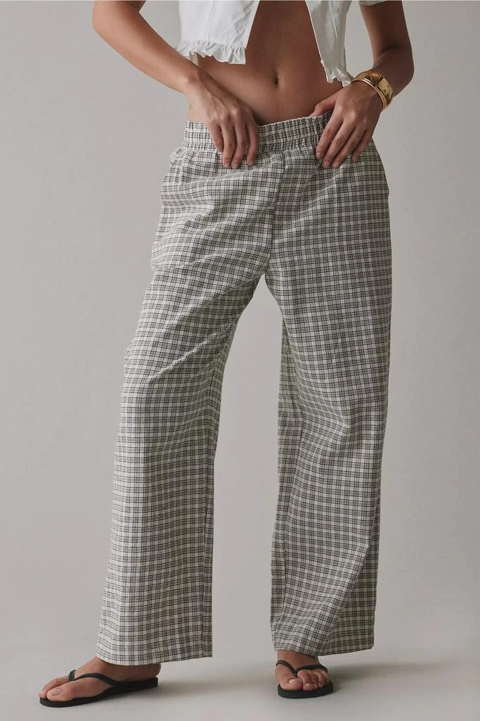 Urban Renewal ReMADE By UO Remnants Check Gingham Pull-On Pant 2