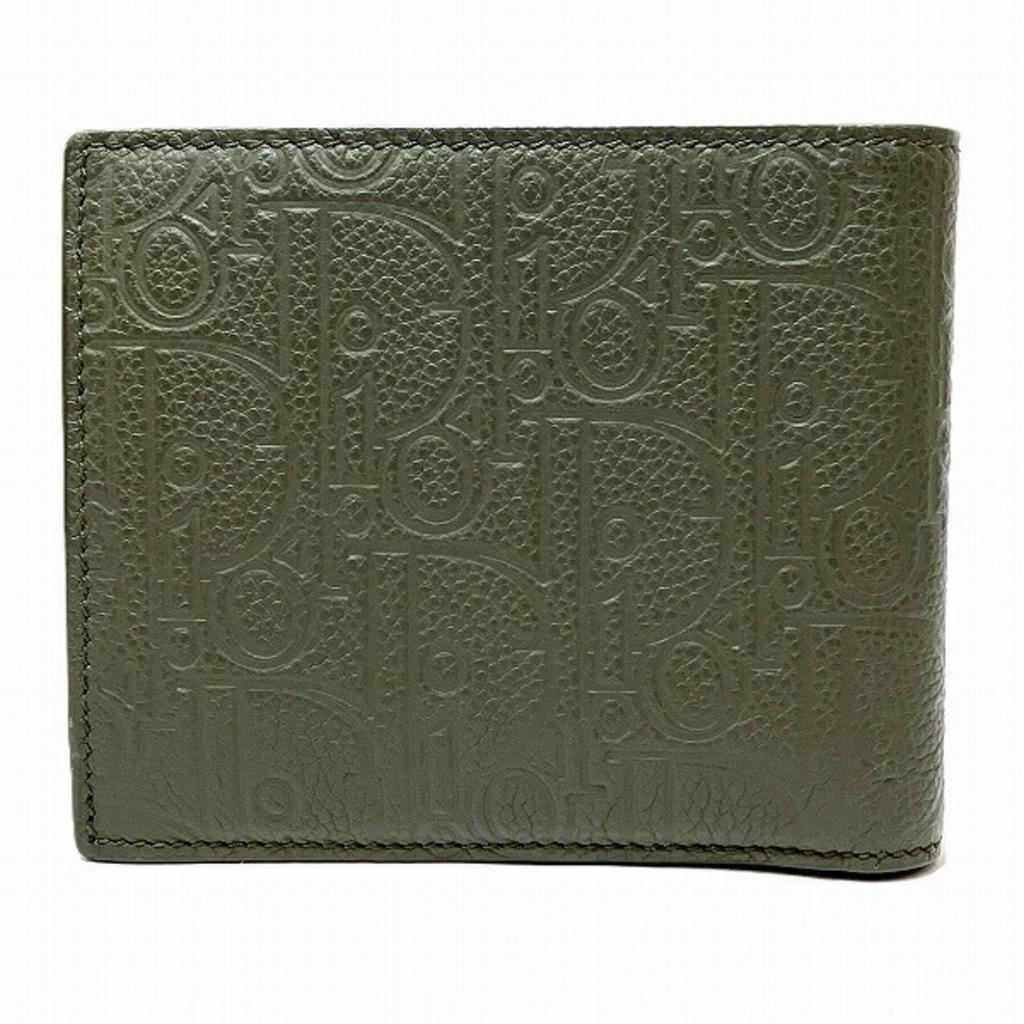 Dior Leather Wallet (Bi-Fold) (Pre-Owned)
