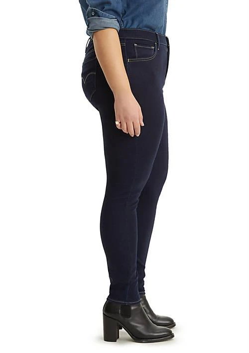 Levi's S Plus Size High Rise Skinny Indigo Atlas Jeans 3