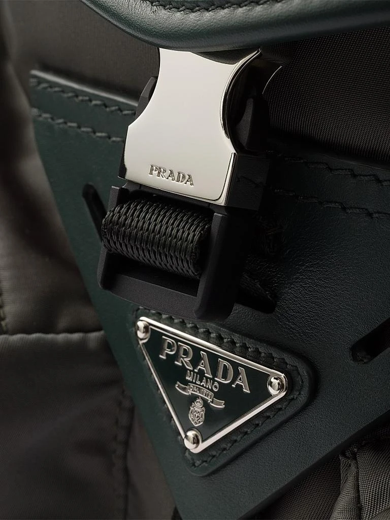 Prada Re-Nylon and Leather Shoulder Bag 5