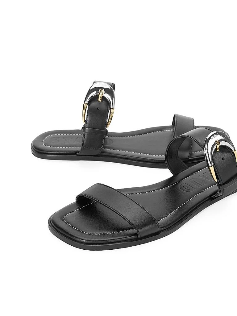 Staud Harlow Leather Sandals 4