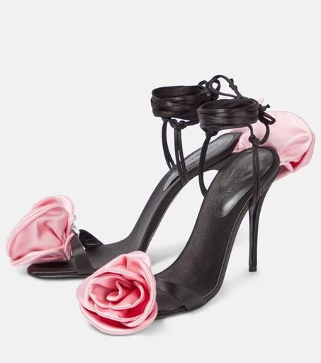 Magda Butrym Floral-appliqué sandals 5