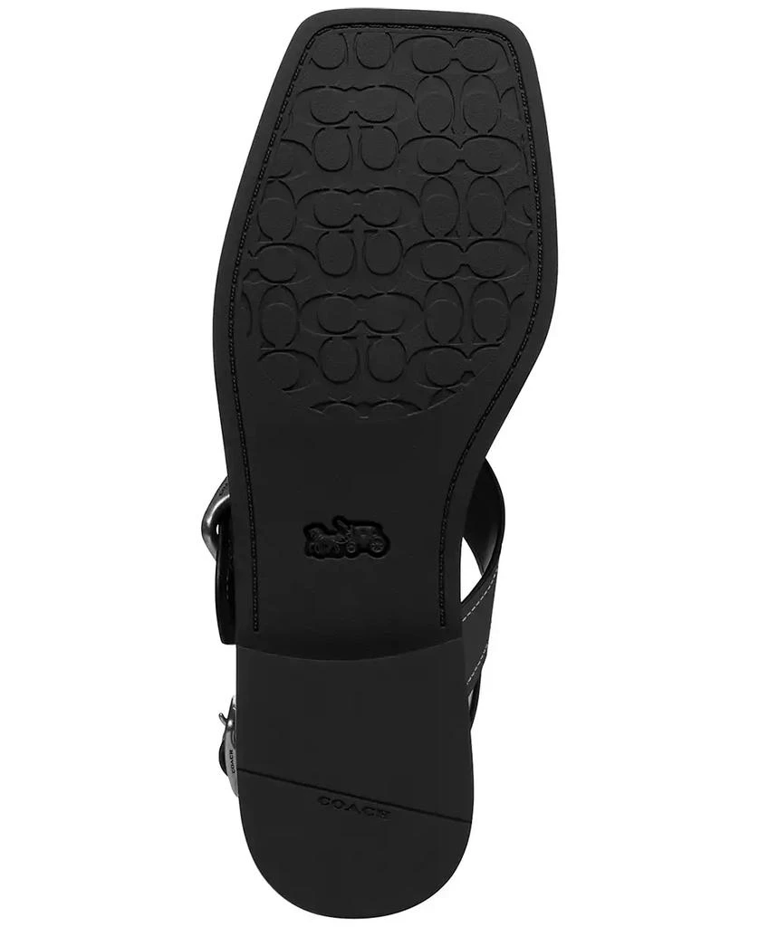 Coach Women's Archival Buckled Flat Sandals 5
