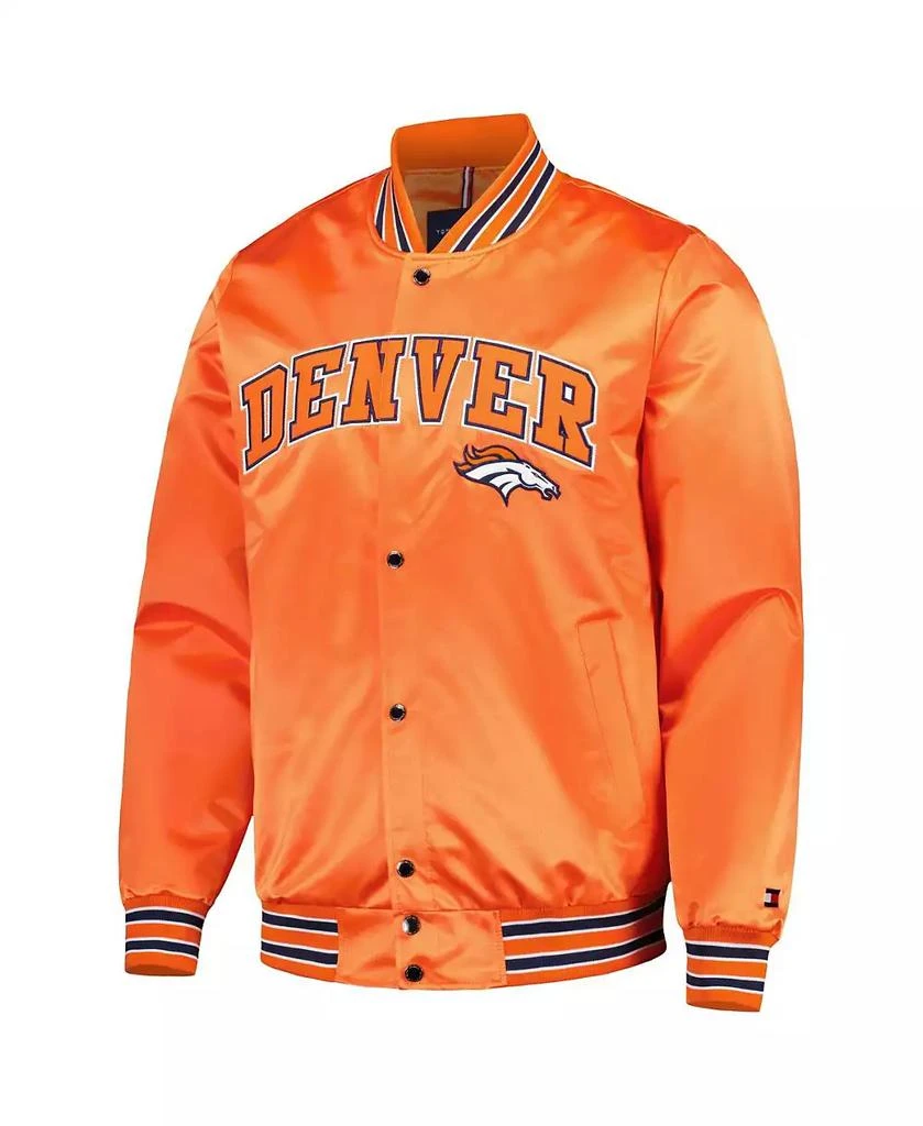 Tommy Hilfiger Men's Orange Denver Broncos Elliot Varsity Full-Snap Jacket 3