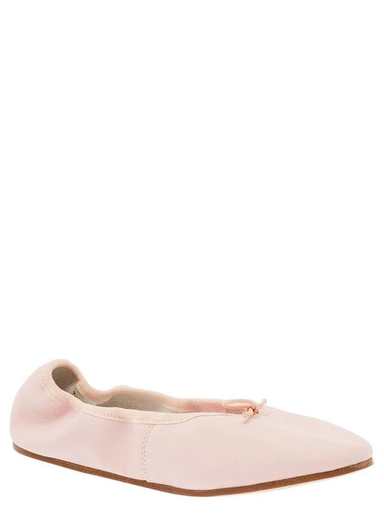 Repetto 'Sofia' Pink Ballet Flats With Ribbon In Leather Woman 3