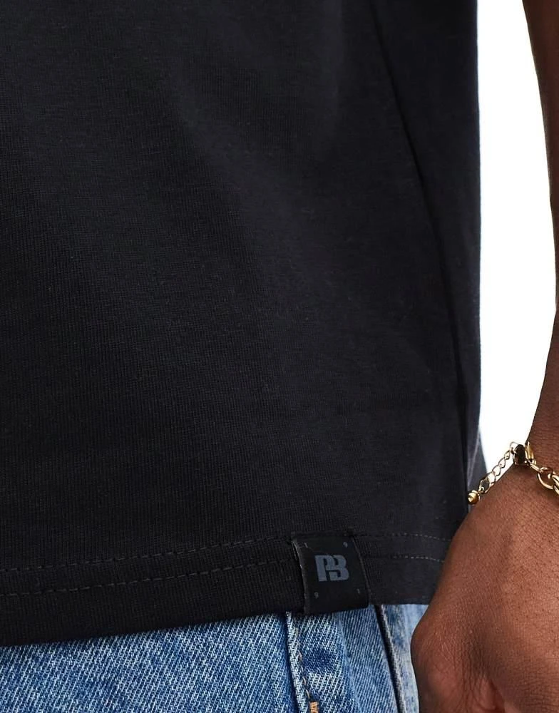 Pull&Bear Pull&Bear oversized t-shirt in black 3