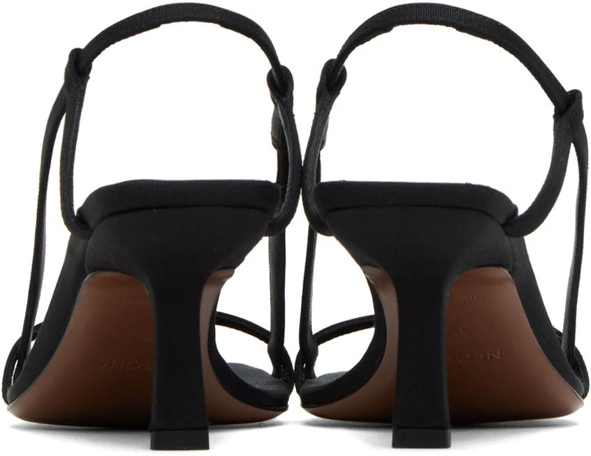 NEOUS Black Merga Heeled Sandals 2