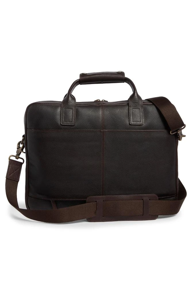 Johnston 
Murphy Pebbled Leather Briefcase 3