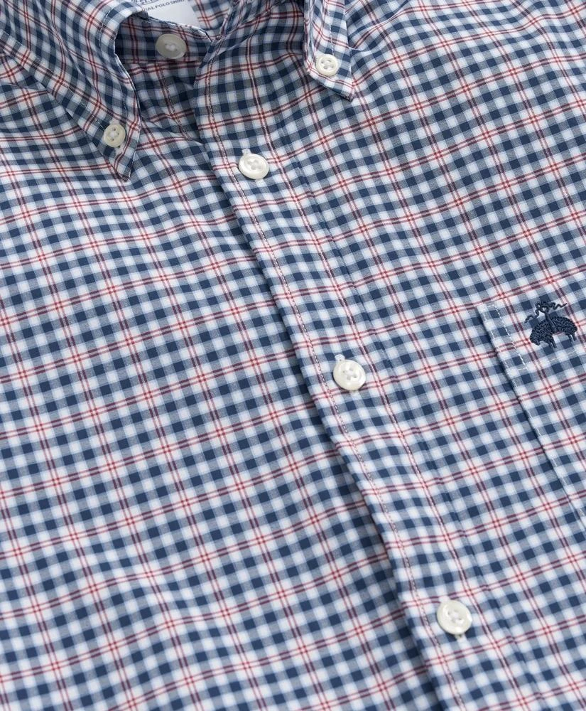 Brooks Brothers Performance Series Stretch Button-Down Collar, Checked Sport Shirt 2