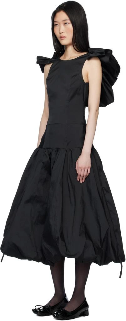 PAULA CANOVAS DEL VAS Black Puff Minidress 4