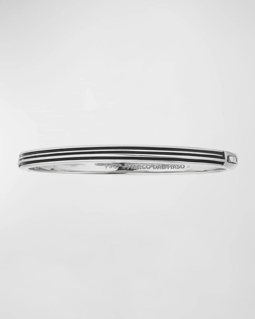 Marco Dal Maso Men
s Acies Thin Bangle Bracelet, Silver 3