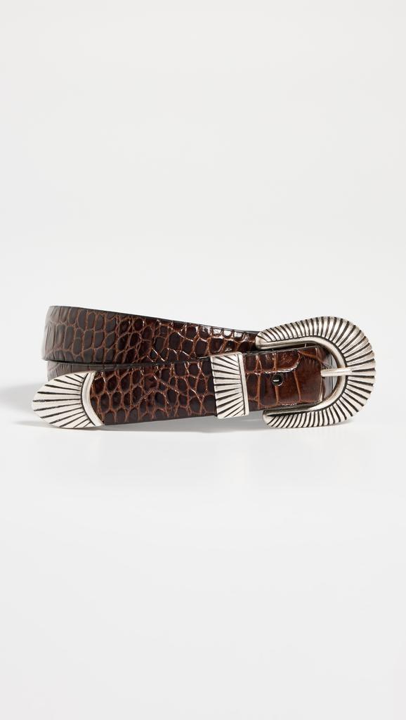 Andersons Etched Croc Belt