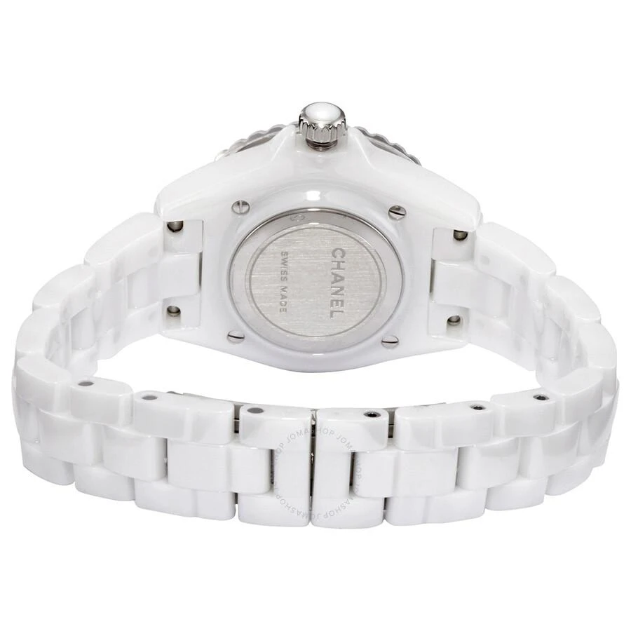 Chanel J12 Quartz White Dial Ladies Watch H5698 3