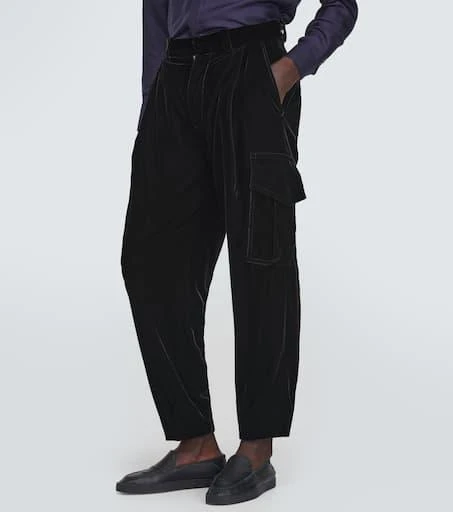 Giorgio Armani Velvet cargo pants 3