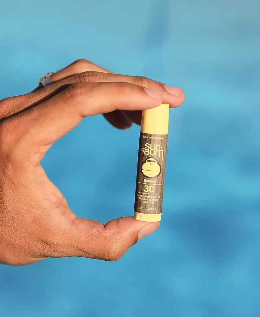 Sun Bum Sunscreen Lip Balm SPF 30 - Banana, 0.15 oz. 3