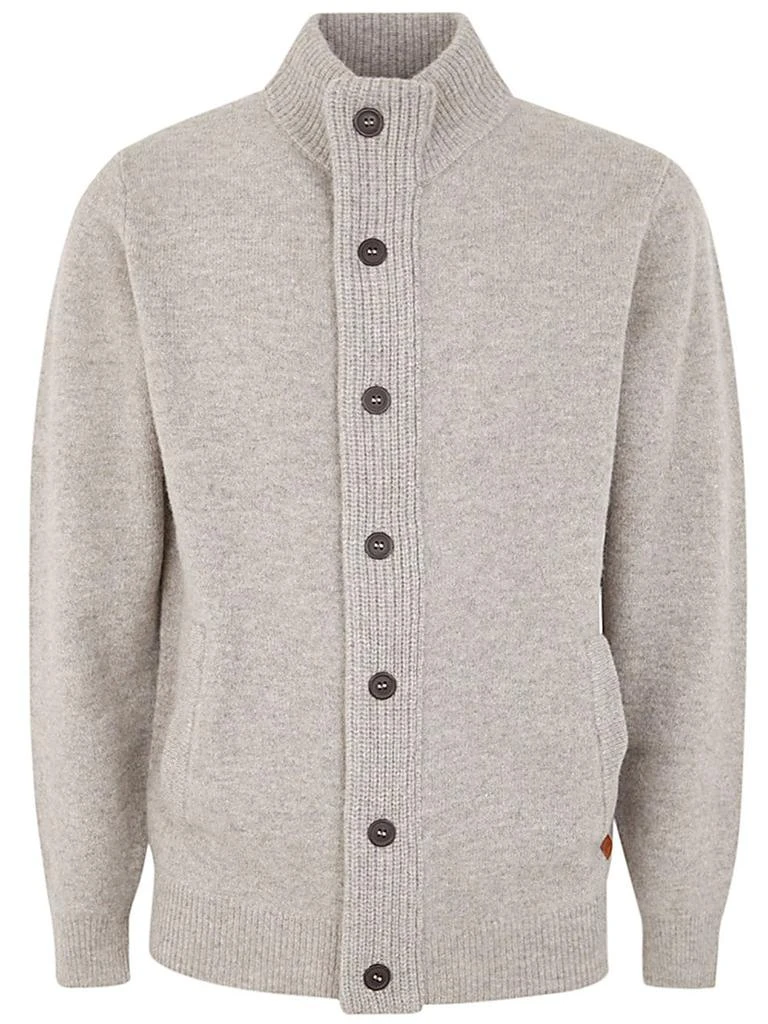 Barbour Barbour High-Neck Button-Up Cardigan 1