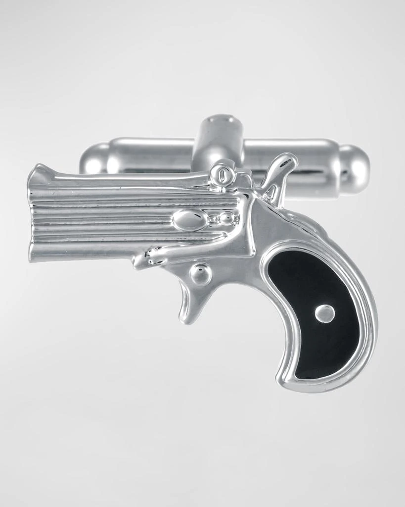 LINK UP Men's Revolver Pistol Cufflinks 4
