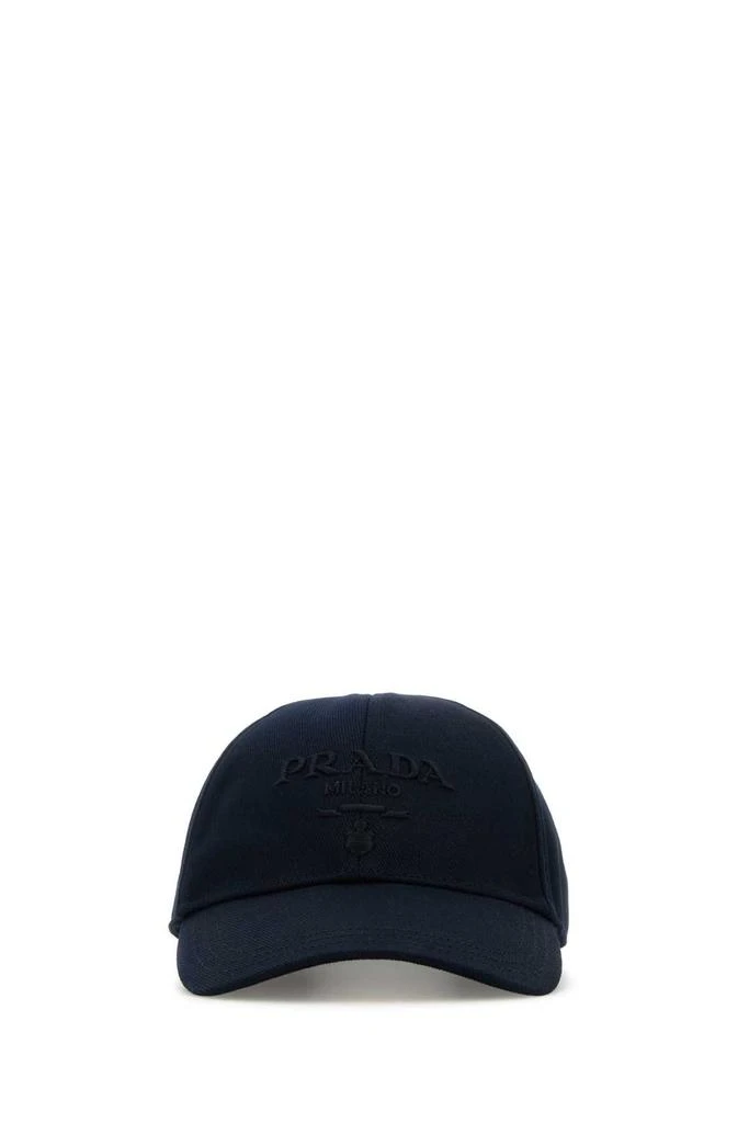 Prada Prada Drill Logo Embroidered Baseball Cap 1