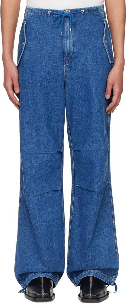 Dion Lee Blue Relaxed Jeans 1