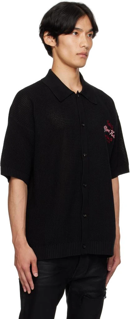 AMIRI Black 
Hollywood Auto
 Mesh Shirt 2