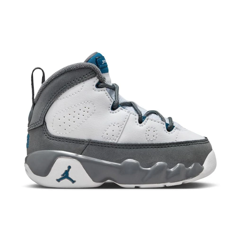 Jordan Air  9 Retro 
Flint Grey and French Blue
 Baby/Toddler Shoes