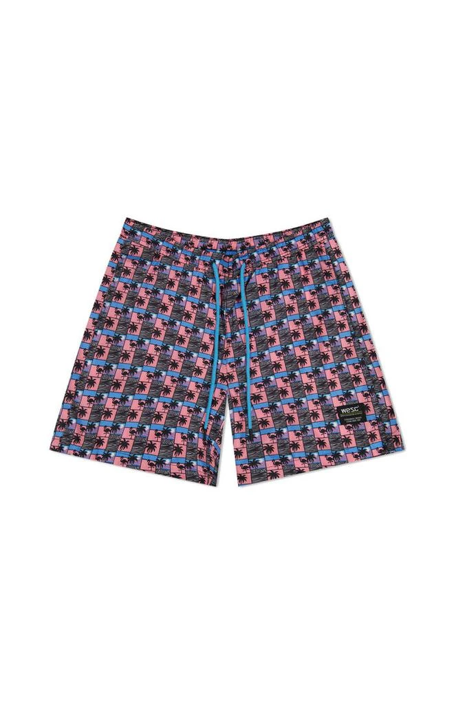 WeSC Zack Paradise Lost Scenery Aop 5" Swim Trunks 1