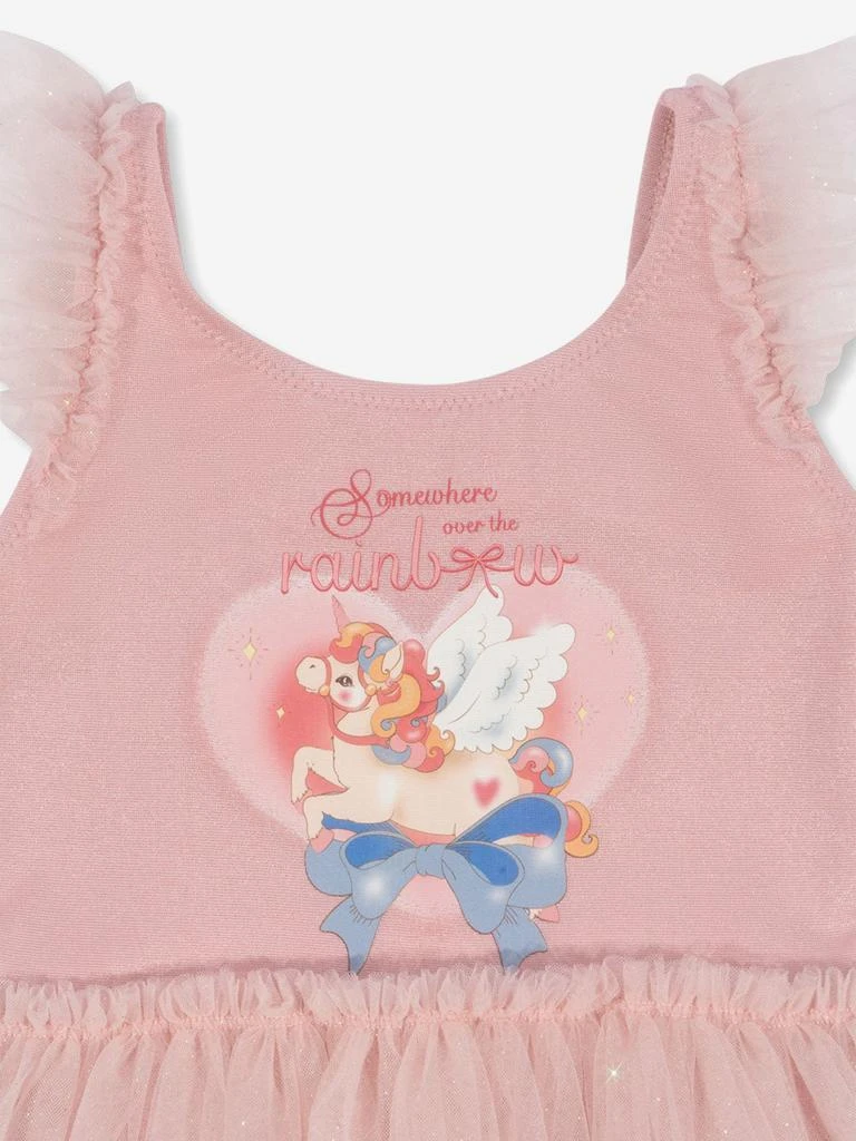 Konges Slojd Girls Amandine Swimsuit in Pink 3