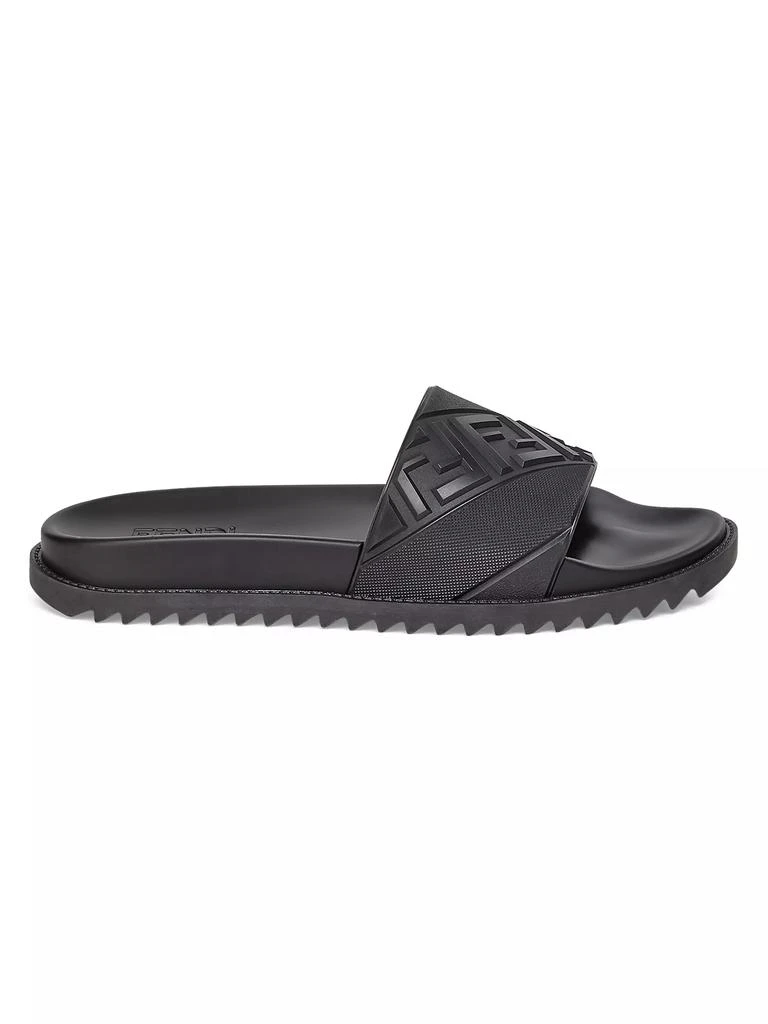 Fendi FF Diagonal Logo Print Slides 1