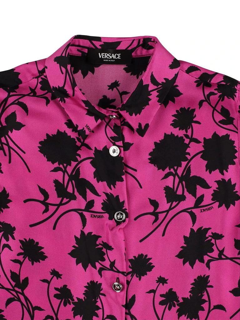 Versace Printed Silk Twill Shirt 1