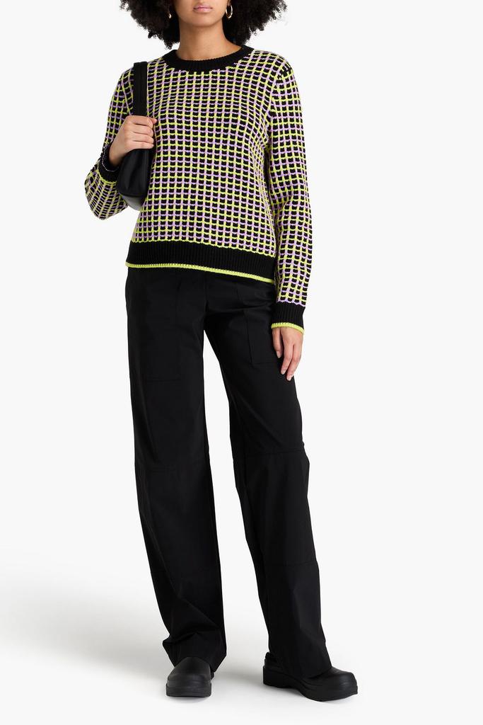 Chinti & Parker Jacquard-knit wool and cashmere-blend sweater