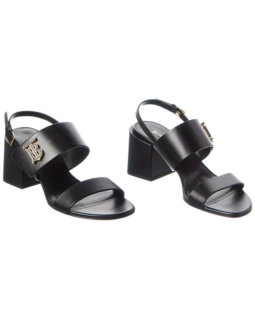 Burberry Motif Monogram Leather Sandal (Authentic Pre-Loved) 1
