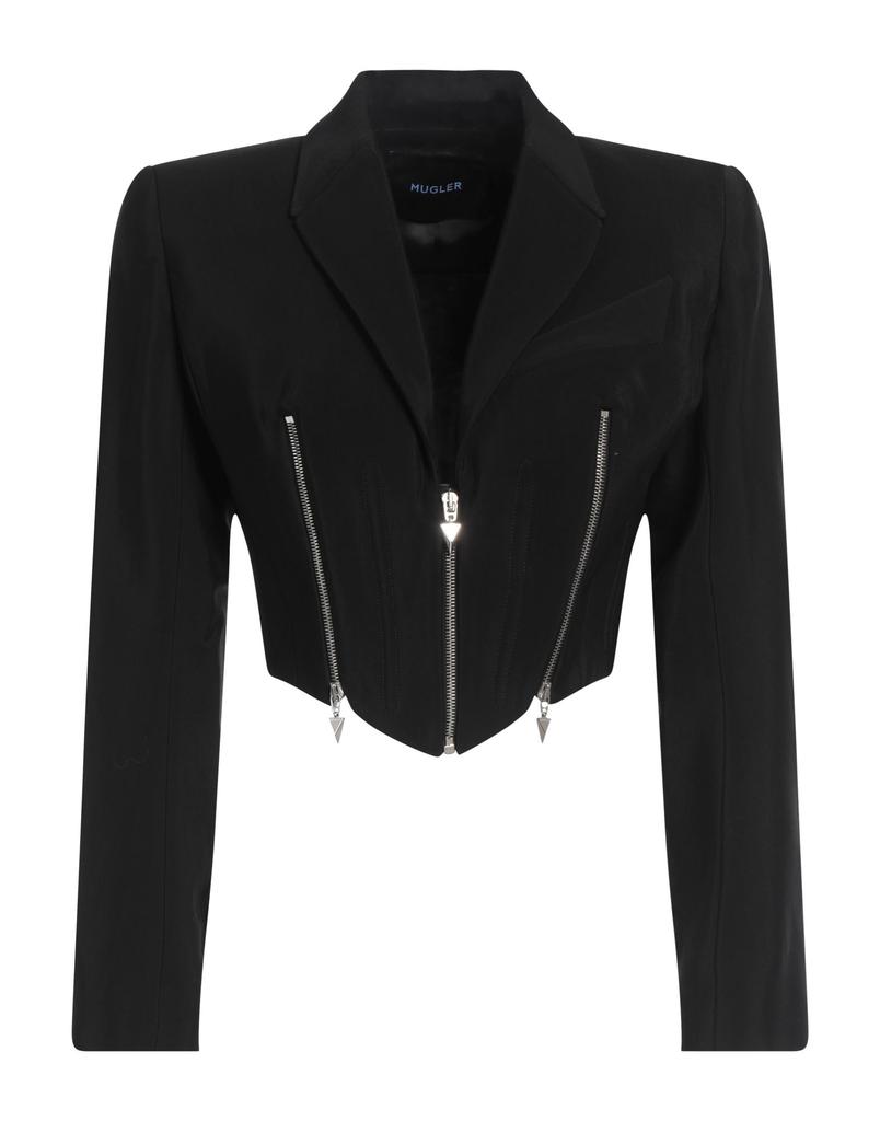 Mugler Black Corseted Scuba Jacket - Jackets - Compare