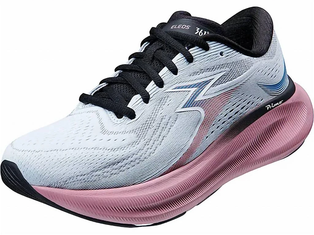 361 Degrees Women's Eleos Running Shoes In Mircochip / White