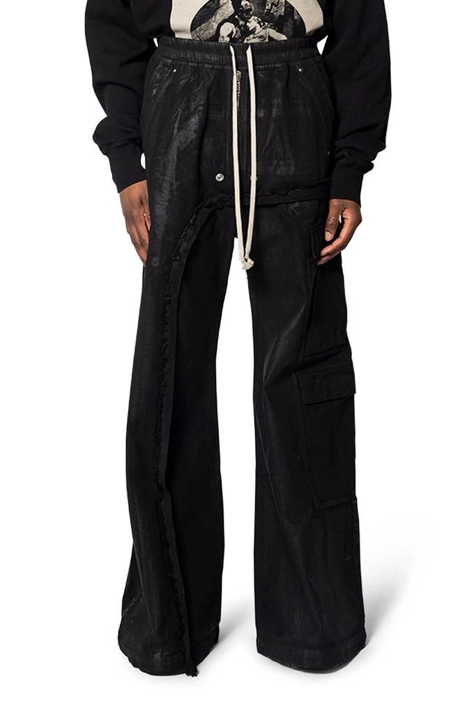Rick Owens Rick Owens DRKSHDW Hollywood Imbalanced Double Cargo Jumbo Belas Jeans 1