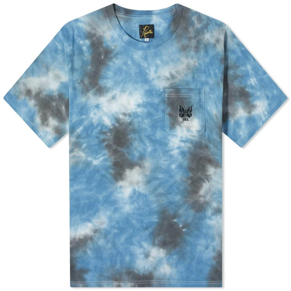 Needles END. x Needles 'Indigo Wash' Inline T-Shirt 1