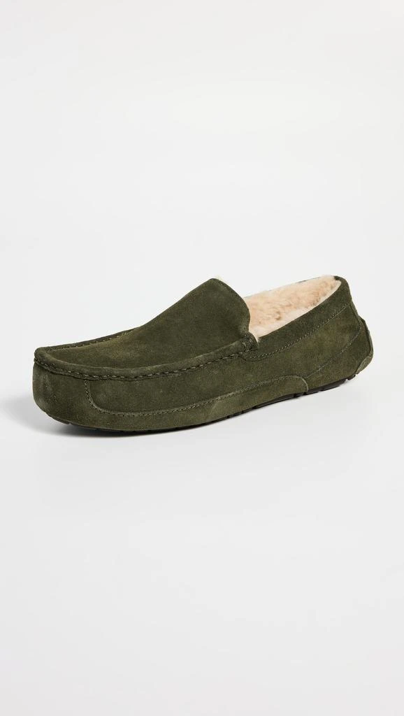 Uggs Men\'s Ascot Suede Slipper in Green Loafer s-l400.jpg main image 2