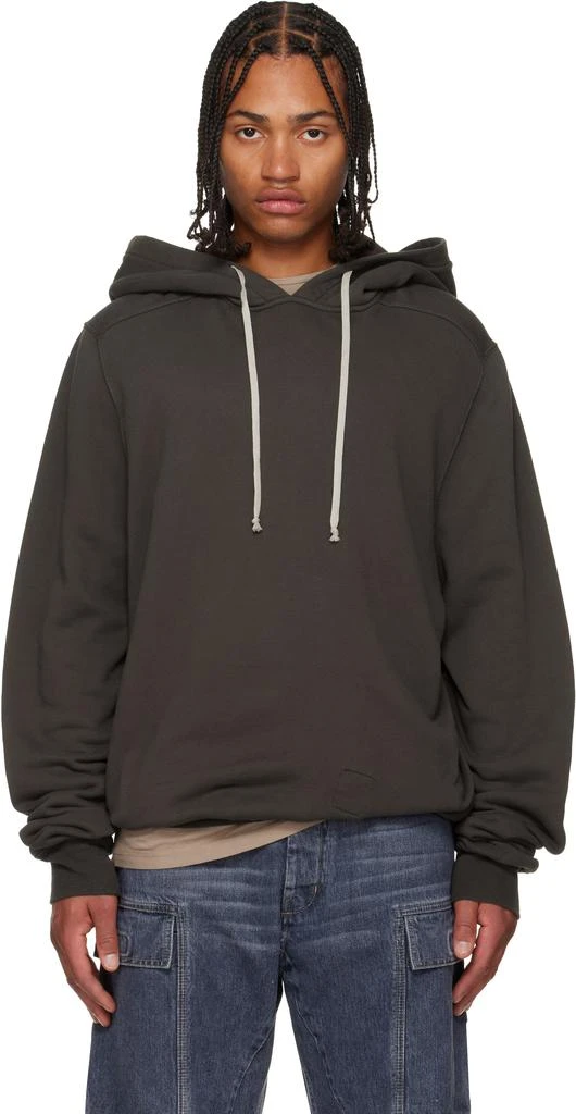 Rick Owens Gray Concordians Oversized Hoodie 1