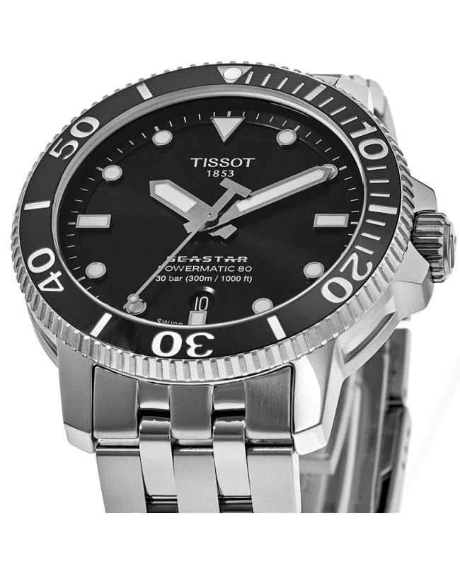 Tissot Tissot Seastar 1000 Black Dial Stainless Steel Men's Watch T120.407.11.051.00 3