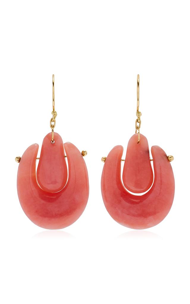 Ten Thousand Things Ten Thousand Things - O'Keefe 18K Yellow Gold Opal Earrings - Pink - OS - Moda Operandi - Gifts For Her
