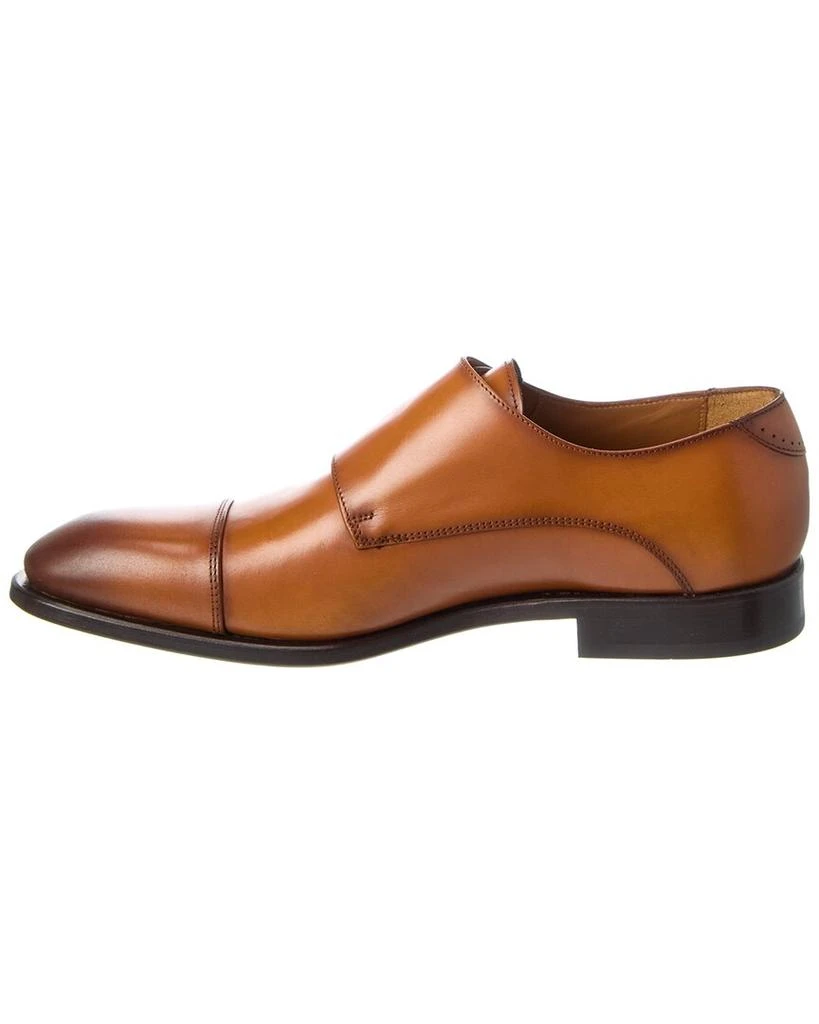 Antonio Maurizi Double Monk Cap Toe Leather Loafer 2