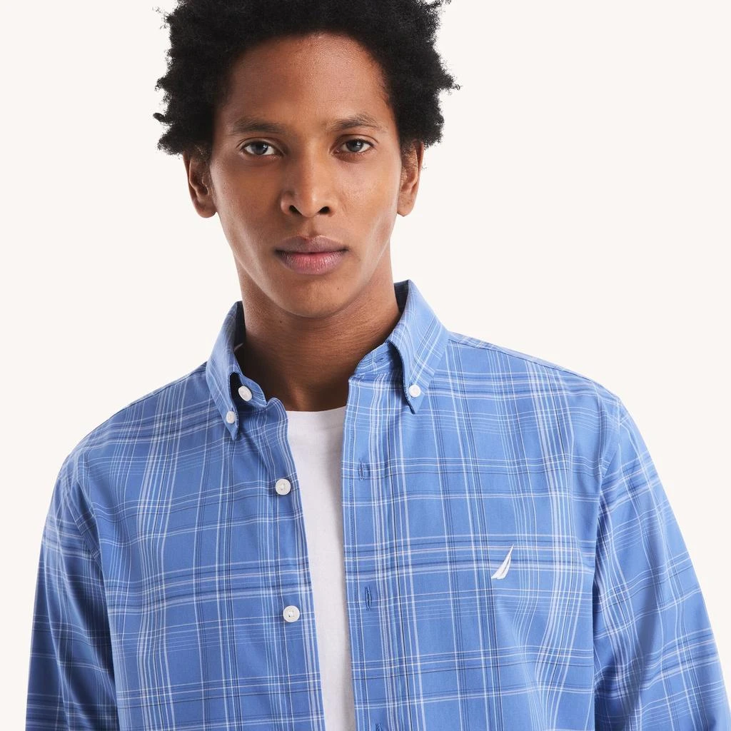 Nautica Mens Slim Fit Wrinkle-Resistant Plaid Shirt 2