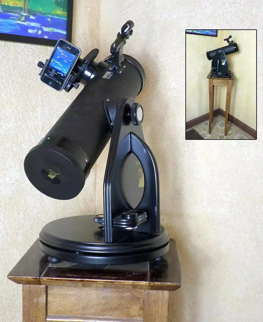 Galileo 500mm x 80mm Table Top Dobsonian Telescope Kit with Smartphone Adapter 2