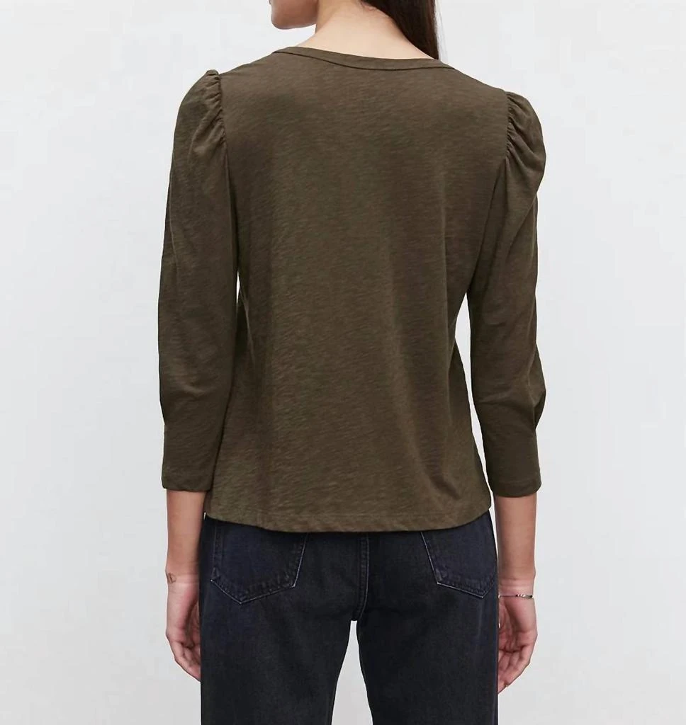 Velvet by Graham & Spencer Velvet By Graham & Spencer - Wilda Slub Mutton Sleeve Tee 3