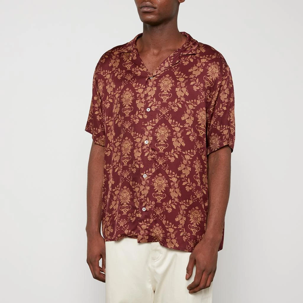 Drôle de Monsieur Drôle de Monsieur La Chemise Damas Printed Satin Shirt 1