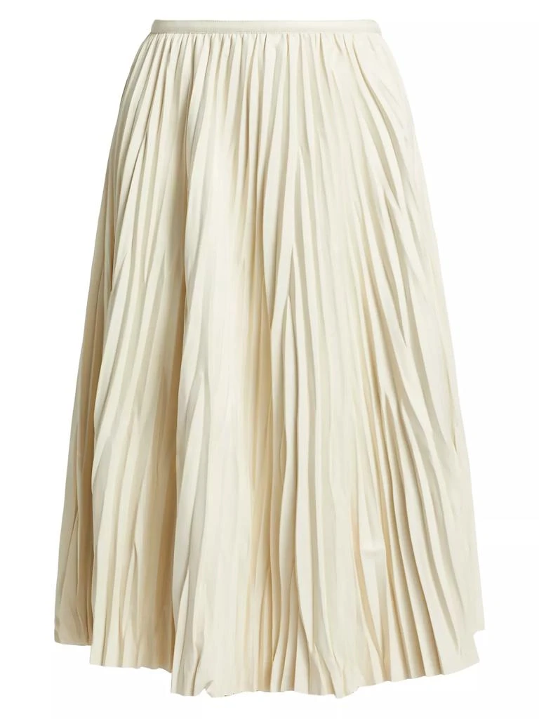 Proenza Schouler Rosalyn Pleated Faux-Leather Midi-Skirt 1