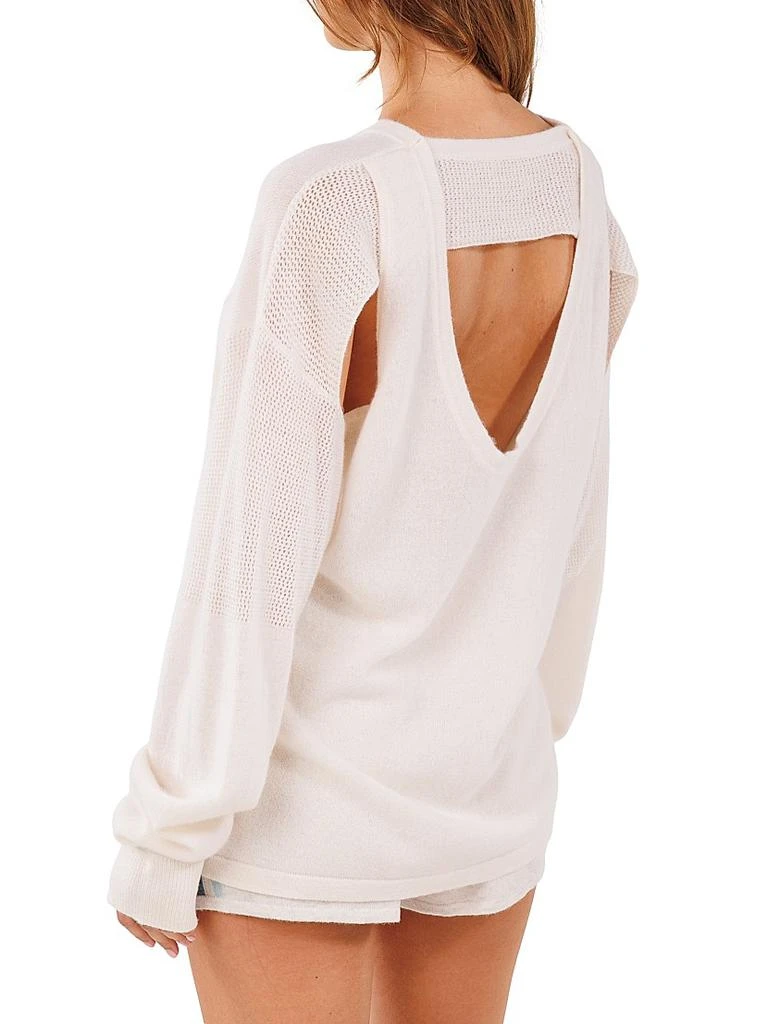 CRUSH CASHMERE Santo Sporty Cashmere Sweater 2