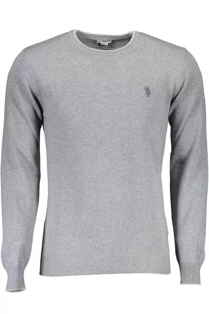 U.S. POLO ASSN. Elegant Slim Fit Sweater with Contrast Men's Details 1