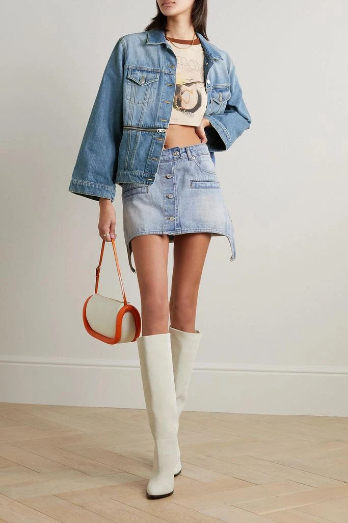 DODO BAR OR Dylan zip-embellished convertible denim jacket 2