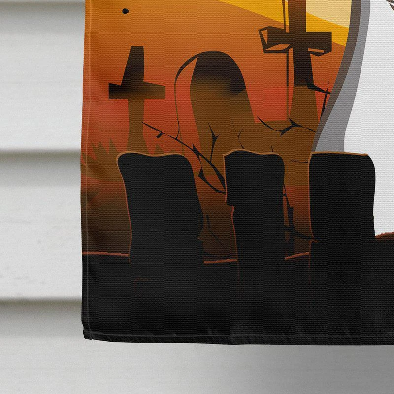 Caroline's Treasures 28 x 40 in. Polyester Halloween Italian Greyhound Flag Canvas House Size 2-Sided Heavyweight 2