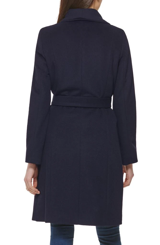 Cole Haan Signature Slick Wool Blend Wrap Coat 2
